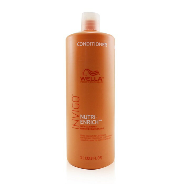 【月間優良ショップ受賞】 Wella Invigo Nutri-Enrich Deep Nourishing Conditioner ウエラ インヴィゴ ニュートリエンリッチ ディープ コンディショナー 1000ml/33.8oz 送料無料 海外通販