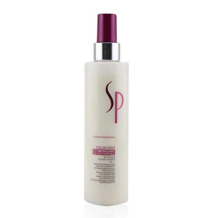 【月間優良ショップ受賞】 Wella SP Color Save Bi-Phase Conditioner ウエラ SP カラーセーブ バイフェーズ コンディショナー 185ml/6.25oz 送料無料 海外通販