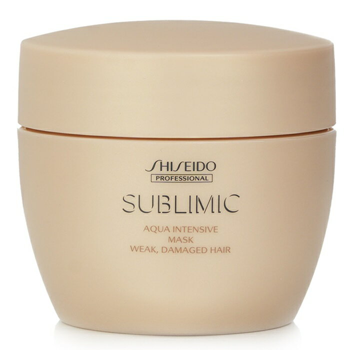 【月間優良ショップ受賞】 Shiseido Sublimic Aqua Intensive Mask (Weak, Damaged Hair) 資生堂 Sublimic Aqua Intensive Mask (Weak, Damaged Hair) 200g 送料無料 海外通販