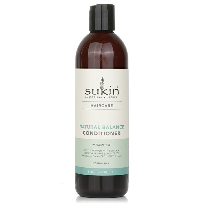 デパコス（2000円程度） 【月間優良ショップ受賞】 Sukin Natural Balance Conditioner (For Normal Hair) スーキン Natural Balance Conditioner (For Normal Hair) 500ml/16.9oz 送料無料 海外通販