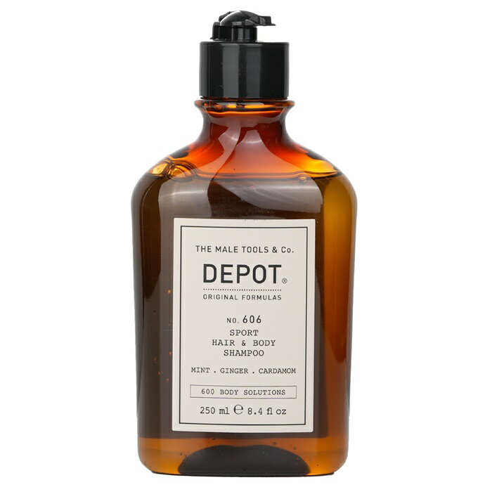 デパコス（2000円程度） 【月間優良ショップ受賞】 Depot No. 606 Sport Hair & Body Shampoo Depot No. 606 Sport Hair & Body Shampoo 250ml/8.4oz 送料無料 海外通販