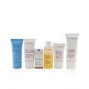 【月間優良ショップ受賞】 Clarins Head-to-Toe Moisturizing Essentials Set: Facial Cleanser+Eye Gel+Beauty Flash Balm+Hydra-Essentiel Cream+Body Lotion 送料無料 海外通販