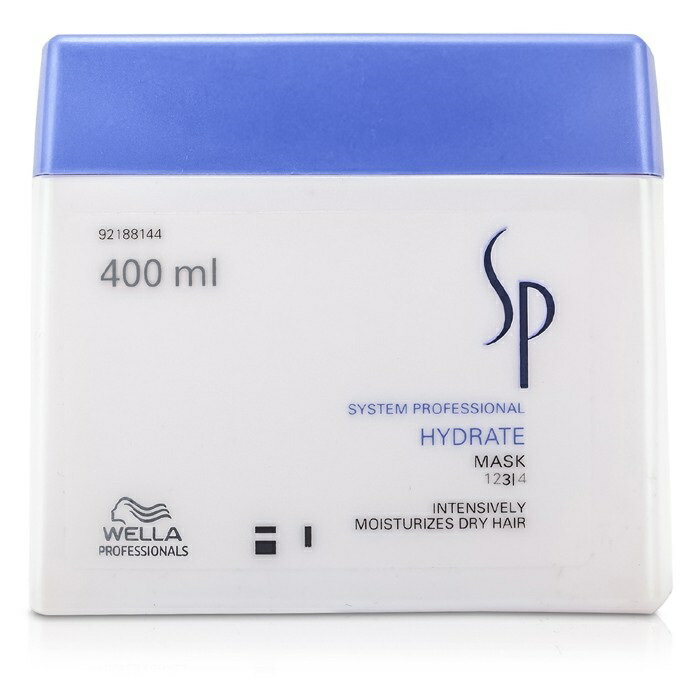 【月間優良ショップ受賞】 Wella SP Hydrate Mask (Intensively Moisturises Dry Hair) ウエラ SP ハイドレイトマスク（インテンシブリーモイスチャライズドライヘア） 400ml/13.33 送料無料 海外通販