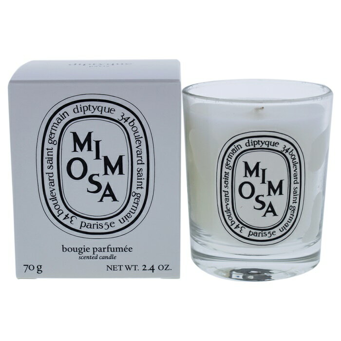【月間優良ショップ受賞】 Diptyque Mimosa Scented Candle Diptyque ミモザの香りのキャンドル 2.4 oz 送料無料 海外通販