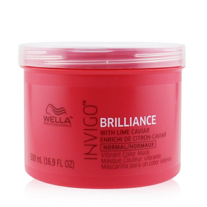 【月間優良ショップ受賞】 Wella Invigo Brilliance Vibrant Color Mask - # Normal ウエラ インヴィゴ ブリリアンス バイブラントカラー マスク- # ノーマル 500ml/16.9oz 送料無料 海外通販