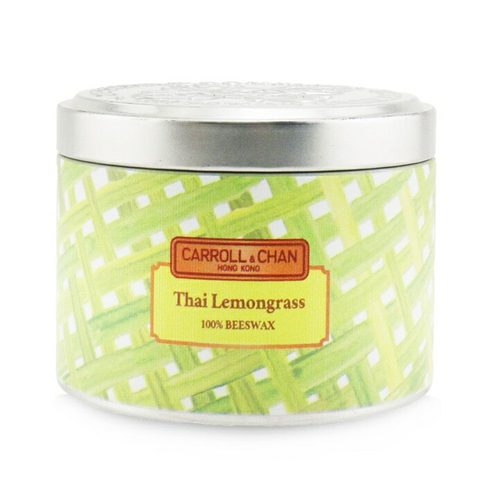 yԗDǃVbv܁z The Candle Company (Carroll & Chan) 100% Beeswax Tin Candle - Thai Lemongrass LhEJpj[ 100% Beeswax Tin C  COʔ