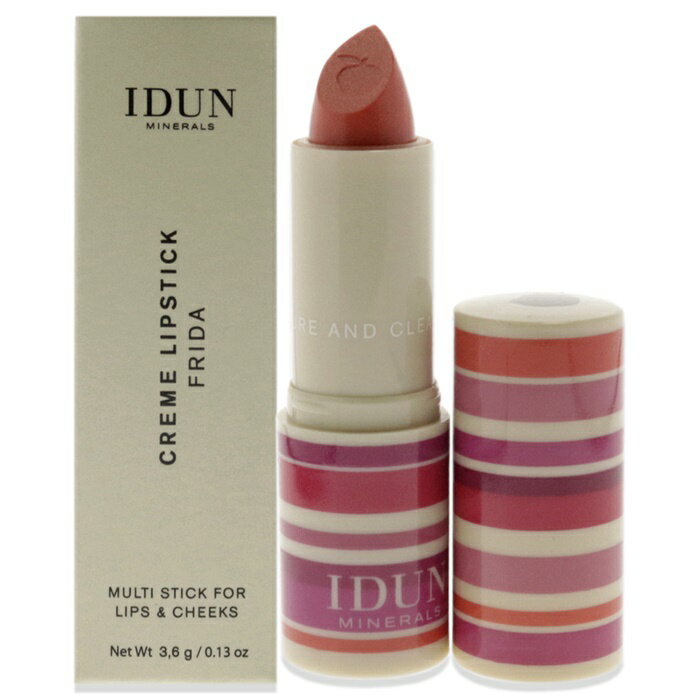 【月間優良ショップ受賞】 Idun Minerals Creme Lipstick - 203 Frida Idun Minerals クリームリップスティック-203フリーダ 0.13 oz 送料無料 海外通販