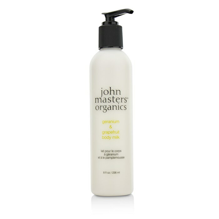 ワンダフルday! 400円オフクーポン【月間優良ショップ受賞】 John Masters Organics Body Milk With Geranium & Grapefruit ジョンマスターオーガニック Body Milk With Geranium & Grapefrui 送料無料 海外通販