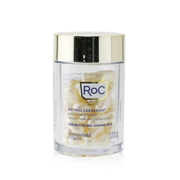 【月間優良ショップ受賞】 ROC Retinol Correxion Line Smoothing Night Serum Capsules ロック Retinol Correxion Line Smoothing Night Serum C 送料無料 海外通販