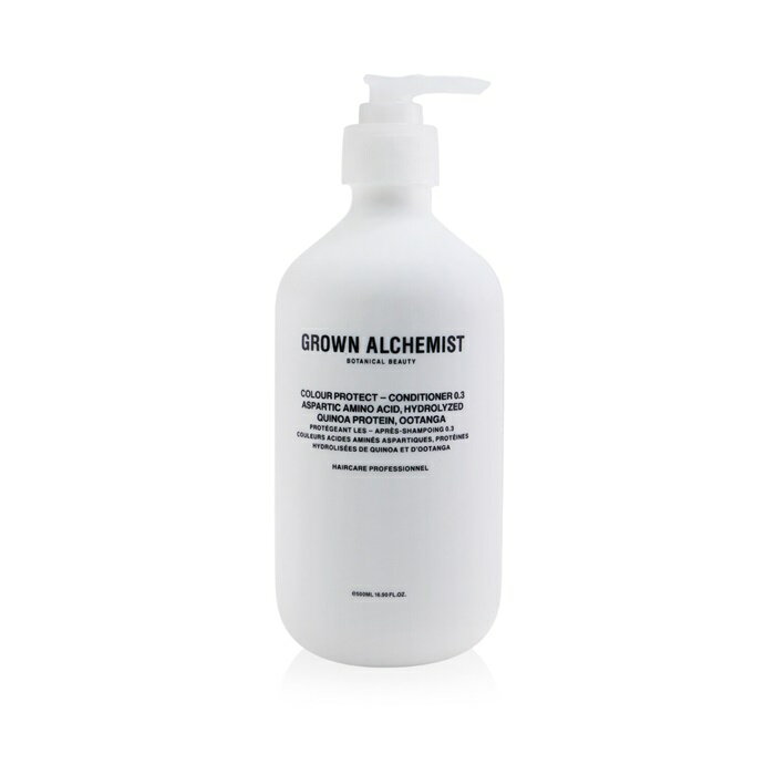 【月間優良ショップ受賞】 Grown Alchemist Colour Protect - Conditioner 0.3 Aspartic Amino Acid Hydrolyzed Quinoa Protein, Ootanga グロウン・アルケミスト カラープロテクト 送料無料 海外通販