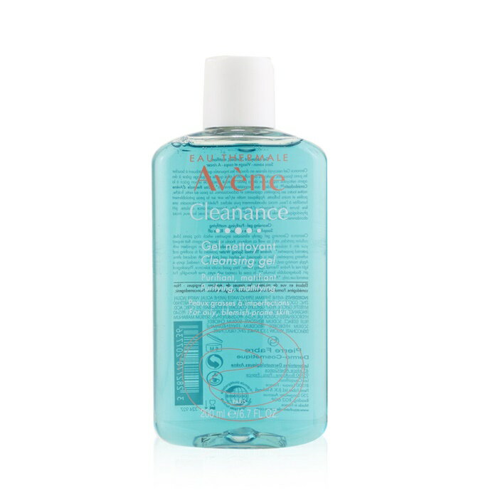  Avene Cleanance Cleansing Gel - For Oily, Blemish-Prone Skin アベンヌ クレアナンス クレンジング ゲル - For Oily, Blemish-Prone Skin 200ml/6.7o 送料無料 海外通販