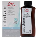 【月間優良ショップ受賞】 Wella Color Charm Permanent Liquid Toner - T14 Pale Ash Blonde 1.4 oz 送料無料 海外通販