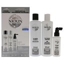 【月間優良ショップ受賞】 Nioxin System 1 Kit 10.1oz Cleanser Shampoo, 10.1 oz Scalp Therapy Conditioner, 1Liter Scalp and Hair Treatment ニオキシン システム1キ 送料無料 海外通販