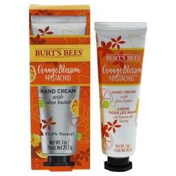 バーツビーツ 【月間優良ショップ受賞】 Burt's Bees Orange Blossom and Pistachio Hand Cream バーツビーズ オレンジブロッサムとピスタチオハンドクリーム 1 oz 送料無料 海外通販