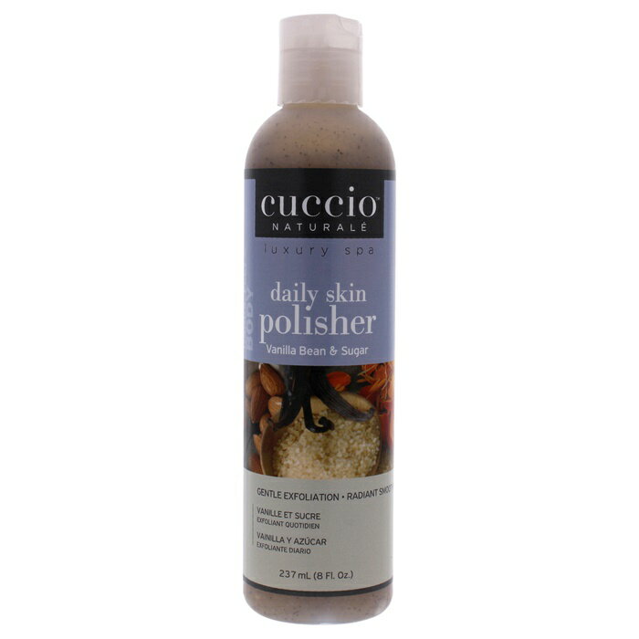 【月間優良ショップ受賞】 Cuccio Naturale Luxury Spa Daily Skin Polisher - Vanilla Bean and Sugar Scrub Cuccio ラグジュアリースパデイリースキンポリッシャー-バニラビーンとシュガースクラブ 送料無料 海外通販