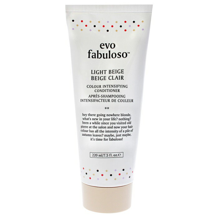  Evo Light Beige Colour Intensifying Conditioner Evo ライトベージュカラーインテンシファイングコンディショナー 7.5 oz 送料無料 海外通販