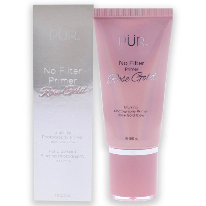  Pur Minerals No Filter Blurring Photography Primer - Rose Gold Glow Pur Minerals フィルターぼかしなし写真入門書-ローズゴールドグロー 送料無料 海外通販