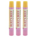 【月間優良ショップ受賞】 Burt's Bees Burts Bees Lip Shimmer - Strawberry - Pack of 3 バーツビーズ ...