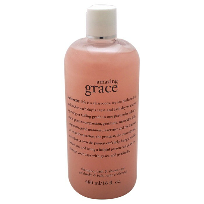 【月間優良ショップ受賞】 Philosophy Amazing Grace Perfumed Shampoo Bath &amp; Shower Gel 哲学 アメージンググレース香料入りシャンプーバス＆シャワージェル 16 oz 送料無料 海外通販