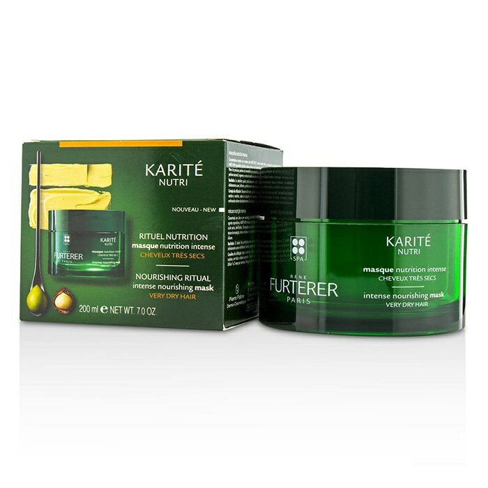 【月間優良ショップ受賞】 Rene Furterer Karite Nutri Nourishing Ritual Intense Nourishing Mask (Very Dry Hair) ルネ フルトレール カライト ニュートリ ナリ 送料無料 海外通販