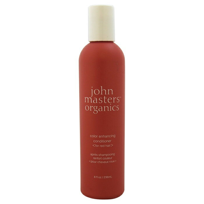 【月間優良ショップ受賞】 John Masters Organics Color Enhancing Conditioner - Red ジョンマスターオーガニックス カラーエンハンスメントコンディショナー-赤 8 oz 送料無料 海外通販