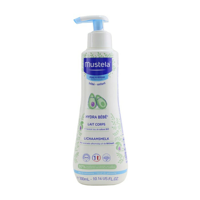 【月間優良ショップ受賞】 Mustela Hydra-Bebe Body Lotion With Organic Avocado - Normal Skin ムステラ ヒドラベベ ボディローション オーガニック アボカド配合 - ノーマル肌 300ml/10.14o…