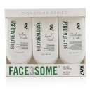 yԗDǃVbv܁z Billy Jealousy Face3Some Kit: Face Moisturizer 88ml + Exfoliating Facial Cleanser 88ml + Gentle Daily Facial Cleanse  COʔ