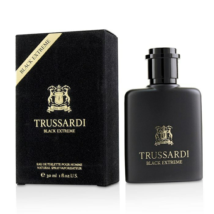 トラサルディ 【月間優良ショップ受賞】 Trussardi Black Extreme Eau De Toilette Spray トラサルディ ブラックエクストリーム EDT SP 30ml/1oz 送料無料 海外通販