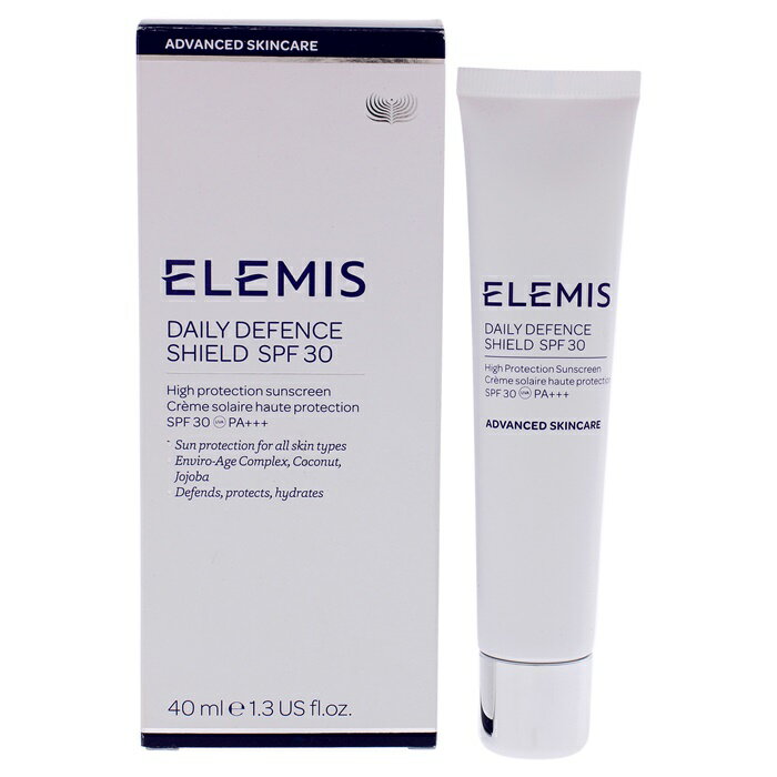  Elemis Daily Defence Shield SPF 30 Sunscreen エレミス デイリーディフェンスシールドSPF30サンスクリーン 1.3 oz 送料無料 海外通販