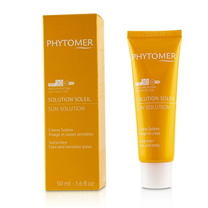 【月間優良ショップ受賞】 Phytomer Sun Solution Sunscreen SPF 30 (For Face and Sensitive Areas) フィトマー サン ソリューション サンスクリーン SPF 30 (For フェイス and センシティブ エ 送料無料 海外通販