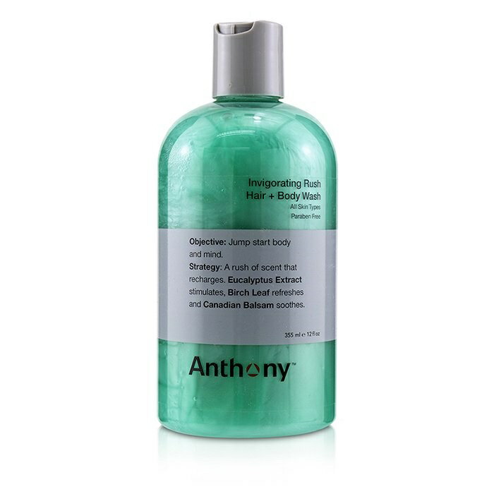 【月間優良ショップ受賞】 Anthony Invigorating Rush Hair & Body Wash All Skin Types アンソニー インビゴレーティングラッシュ ヘア&ボディウォッシュ 全ての肌質用 355ml/12oz 送料無料 …