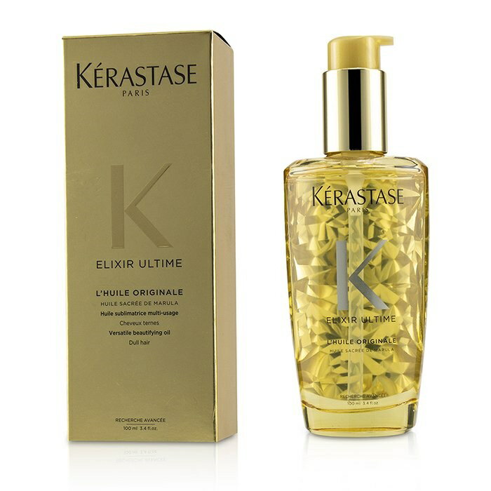 【月間優良ショップ受賞】 Kerastase Elixir Ultime L'Huile Originale Versatile Beautifying Oil (Dull Hair) ケラスターゼ ユイルスブリム (疲れた髪用) 100m 送料無料 海外通販