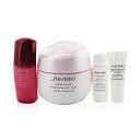 【月間優良ショップ受賞】 Shiseido White Lucent Holiday Set: Gel Cream 50ml Cleansing Foam 5ml Softener Enriched 7ml Ultimune Concentrat 送料無料 海外通販