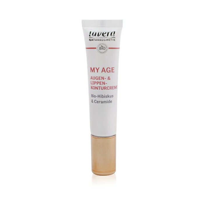 【月間優良ショップ受賞】 Lavera My Age Eye Lip Contour Cream With Organic Hibiscus Ceramides - For Mature Skin ラヴェーラ My Age Eye 送料無料 海外通販