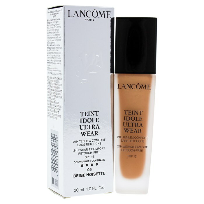 ランコム ファンデーション 【月間優良ショップ受賞】 Lancome Teint Idole Ultra 24H Wear and Comfort Foundation SPF 15 - 05 Beige Noisette ランコム テイントアイドルウルトラ24Hウェアアンドコンフォートファンデーショ 送料無料 海外通販