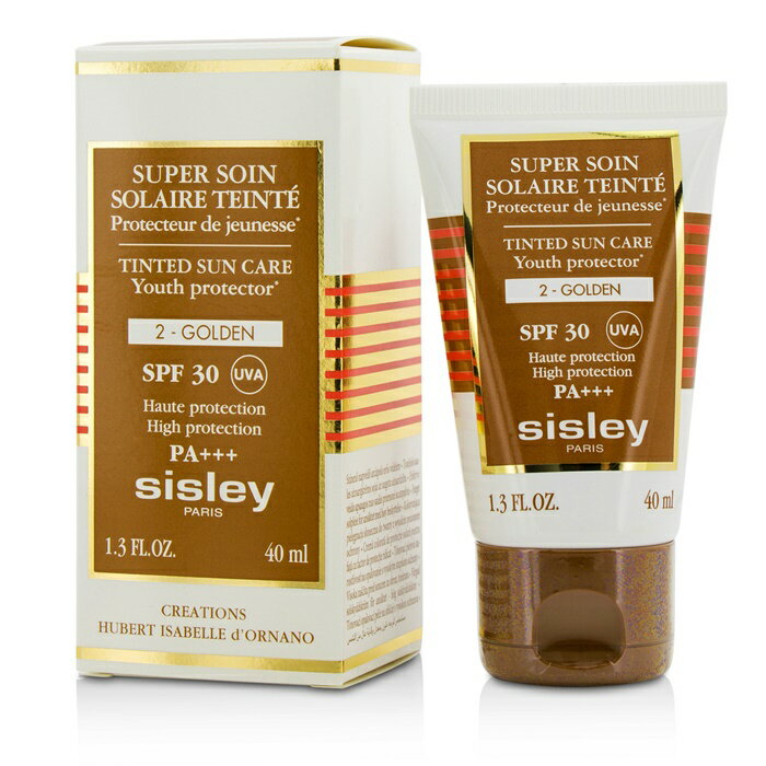 楽天The Beauty Club【月間優良ショップ受賞】 Sisley Super Soin Solaire Tinted Youth Protector SPF 30 UVA PA+++ - #2 Golden シスレー スーパー ソイン ソレア ティンテッド ユース プロテクター SPF 30 UVA 送料無料 海外通販