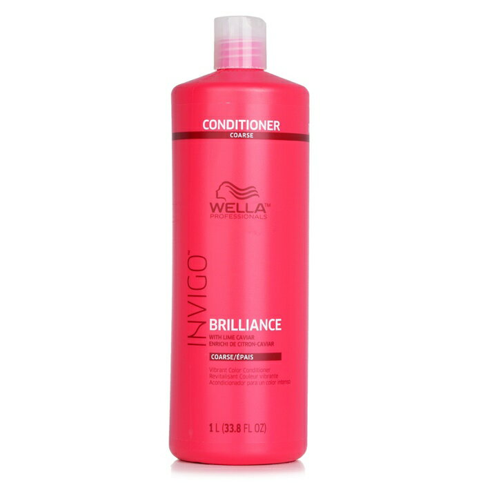 【月間優良ショップ受賞】 Wella Invigo Brilliance Vibrant Color Conditioner - # Coarse ウエラ Invigo Brilliance Vibrant Color Conditioner - # Coarse 1000 送料無料 海外通販