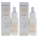 【月間優良ショップ受賞】 Pacifica Clean Shot Mushrooms and Caffeine 7 Percent - Pack of 2 Se...