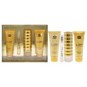 New Brand Gold by New Brand for Women - 4 Pc Gift Set 3.3oz EDP Spray, 0.5oz EDP...