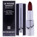 【月間優良ショップ受賞】 Givenchy Le Rouge Interdit Intense Silk Lipstick - 319 Rouge Santal Lipstick (Refillable) 0.12 oz 送料無料 海外通販