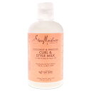 【月間優良ショップ受賞】 Shea Moisture Coconut Hibiscus Curl Style Milk Cream シアモイスチャー ココナッツハイビスカスカールスタイルミルククリーム 8 oz 送料無料 海外通販(4)