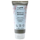 【月間優良ショップ受賞】 I Love Cosmetics Naturals Hand Cream - Rose and Argan 3.4 oz 送料無料 海外通販