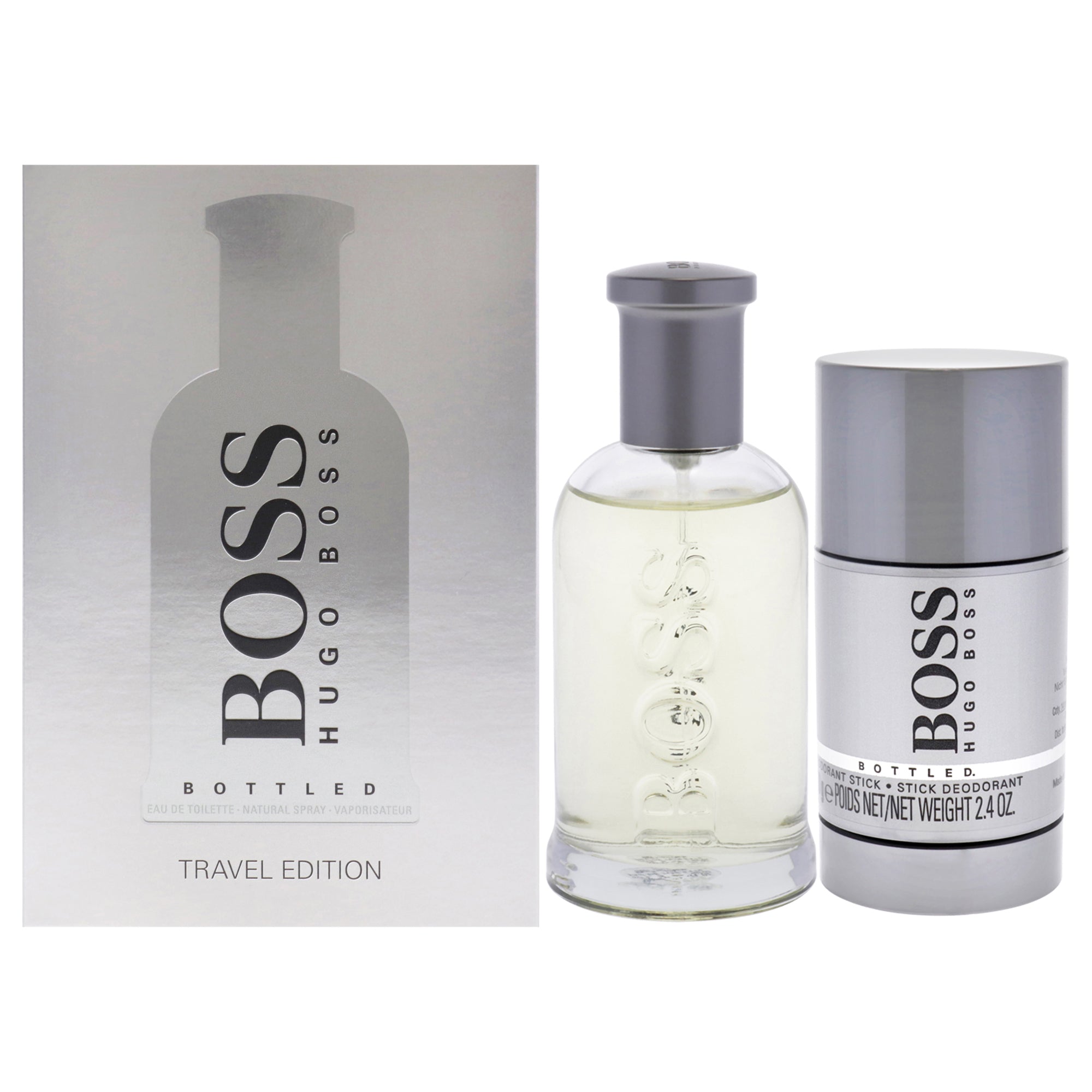Hugo Boss Boss No. 6 by Hugo Boss for Men - 2 Pc Gift Set 3.3oz EDT Spray, 2.4oz Deodorant Stick