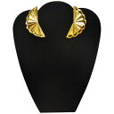 Laruicci Fan Earrings in 18k Gold Plated by Laruicci for Women - 1 Pair Earrings(4)