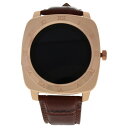 Eclock EK-F2 Montre Connectee Leather Strap Smart Watch - Rose Gold-Brown by Eclock for Unisex - 1 Pc Watch