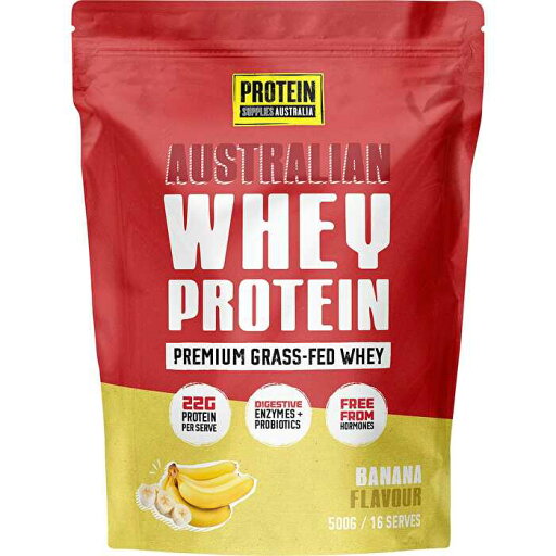Protein Supplies Australia Australian Whey Protein Banana 500g Protein Supplies Australia Australian Whey Protein Banana 500g