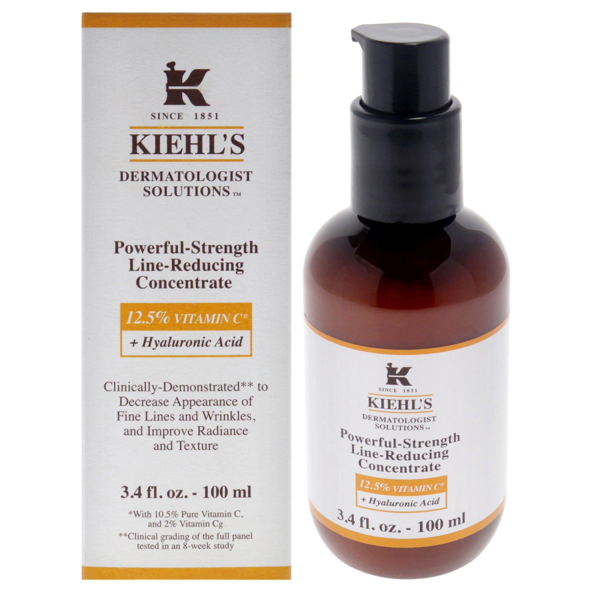 【月間優良ショップ受賞】 Kiehl's Powerful-Strength Line-Reducing Concentrate 3.4 oz 送料無料 海外通販