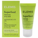 【月間優良ショップ受賞】 Elemis Superfood Matcha Eye Dew Gel 0.5 oz 送料無料 海外通販