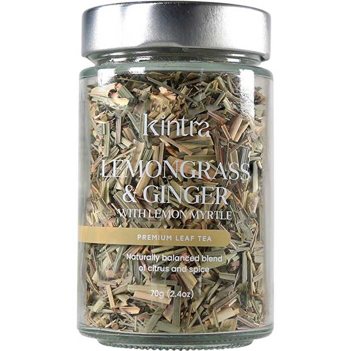 Kintra Foods Loose Leaf Tea Lemongrass & Ginger with Lemon Myrtle 70g