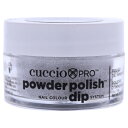 【月間優良ショップ受賞】 Cuccio Colour Pro Powder Polish Nail Colour Dip System - Silver with Silver Glitter Nail Powder Cuccio プロパウダーポリッシュネイルカラーディップ 送料無料 海外通販